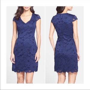 NWT Lilly Pulitzer Navy Lace Mini Dress